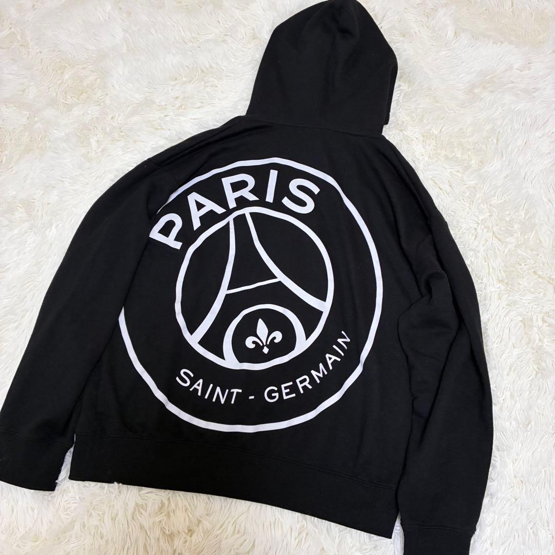パリサンジェルマン PSG セットアップ ビッグロゴ パーカー スウェット　Ｌ
