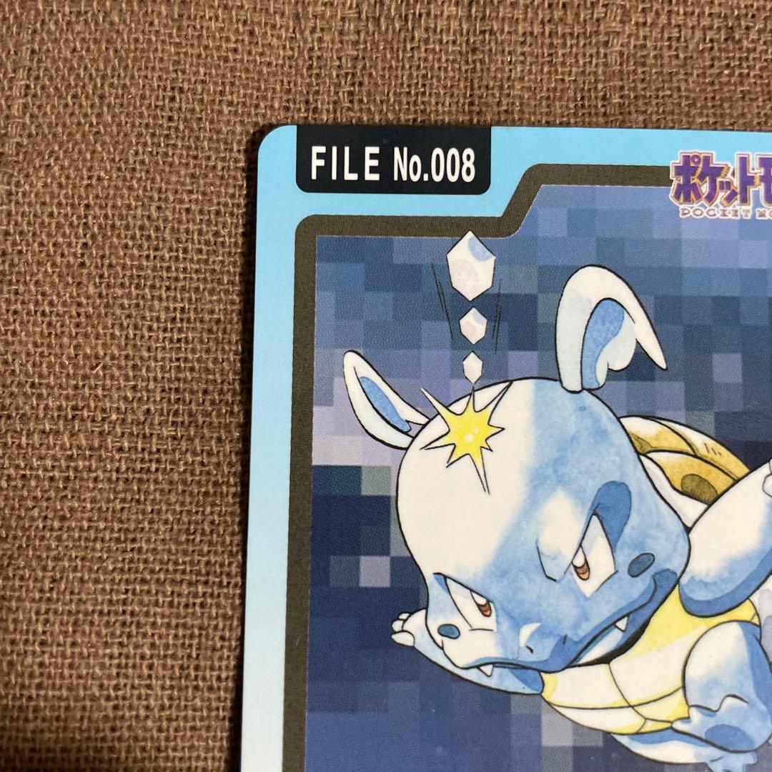 カードダス　バンダイ　ポケモン　カメックス　カメール　進化　ホロ　レア　御三家