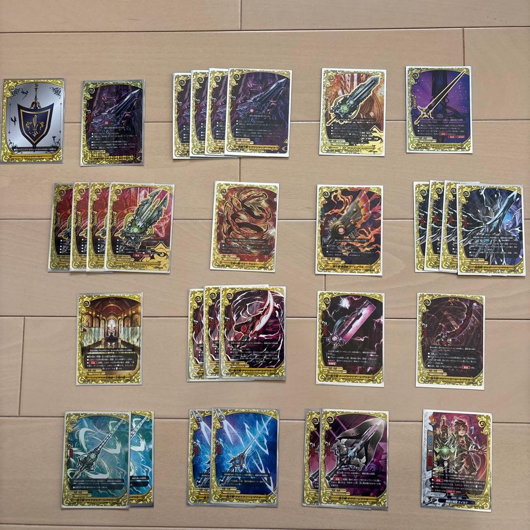 バディファイト 引退品 レヴァンティンデッキ パーツおまけ付き スリーブセット