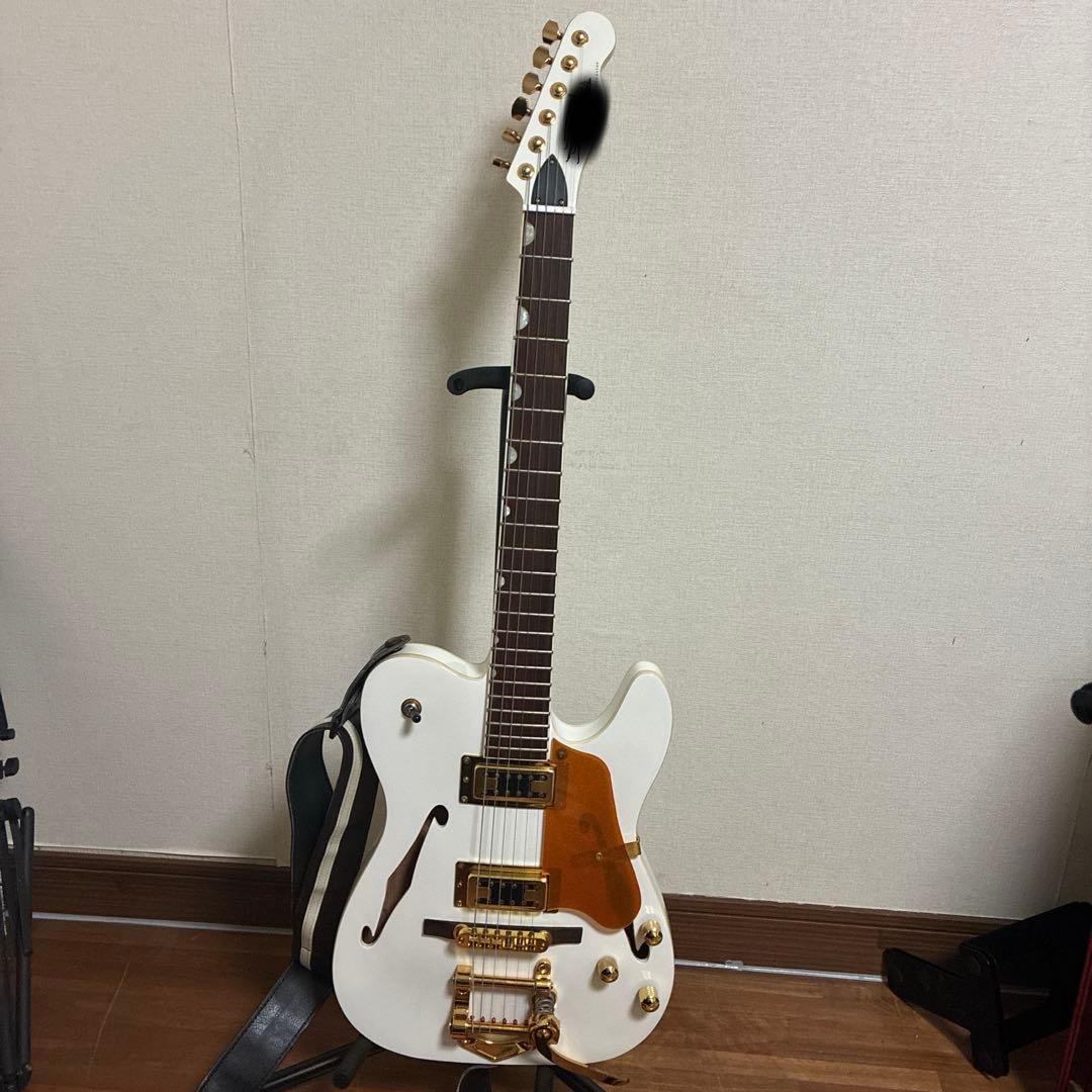 セミホロウボディ テレキャスター型エレキギター