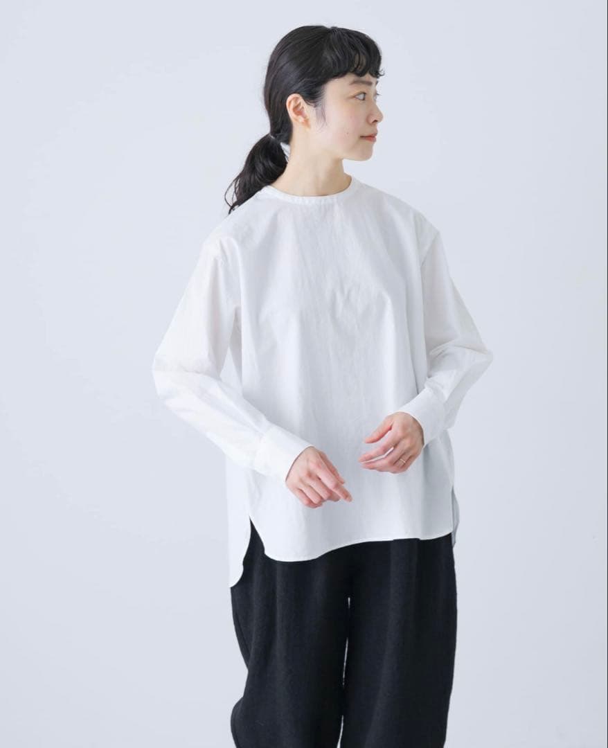 かぐれ☆コットンクルーネックプルオーバーシャツ