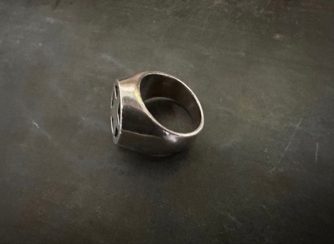 希少　ヴィンテージ　925 アンティーク　アメリカ　シグネット　星　リング