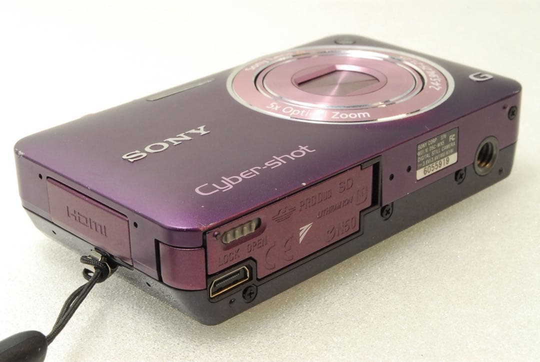 サン_SONY DSC-WX5 ❤️スマホ転送 動作確認済 パープル