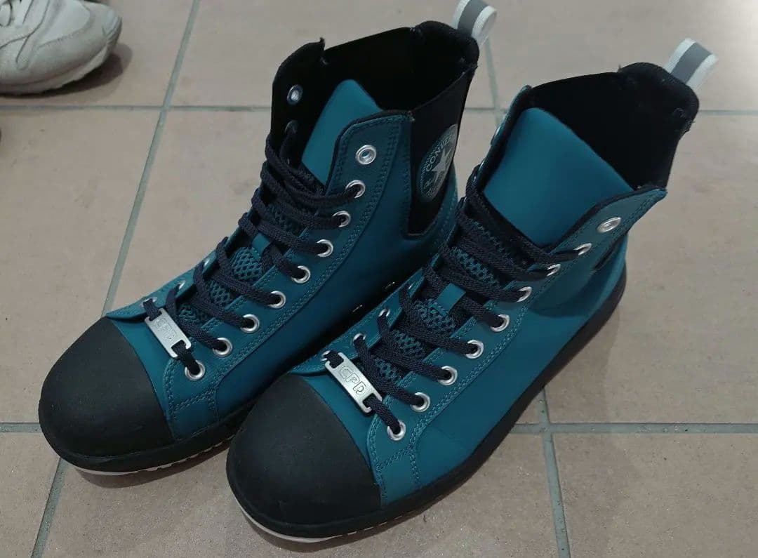 お値下げ！コンバース　ハイカット　安全靴　グリーン限定