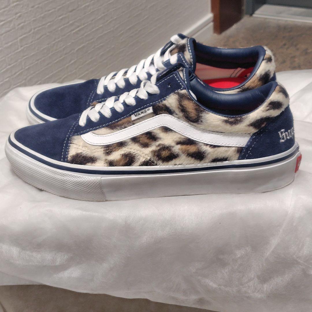 【稀少・美品】Supreme × Vans Leopard Old Skool