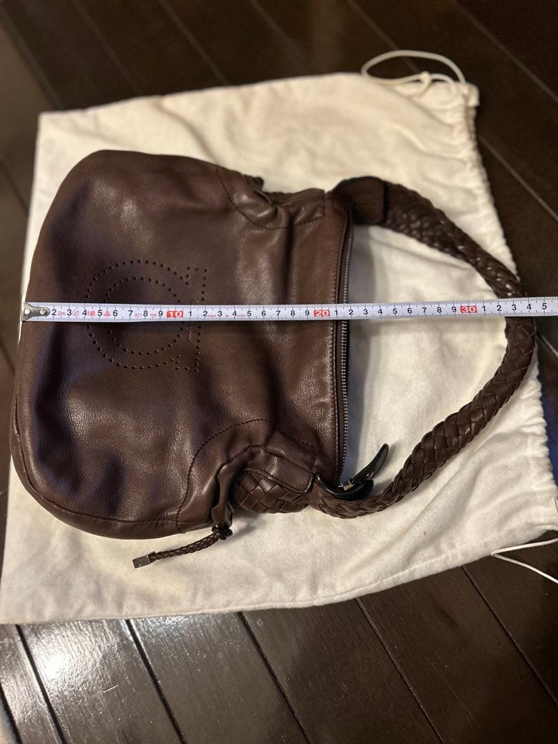 Salvatore Ferragamo ブラウンハンドバッグ