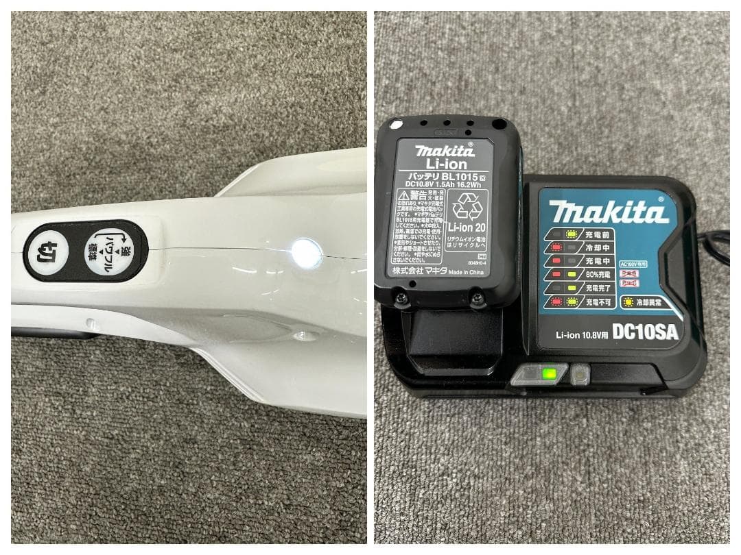 マキタ■スティック型クリーナー　CL107FD　コードレス　バッテリー充電器付き