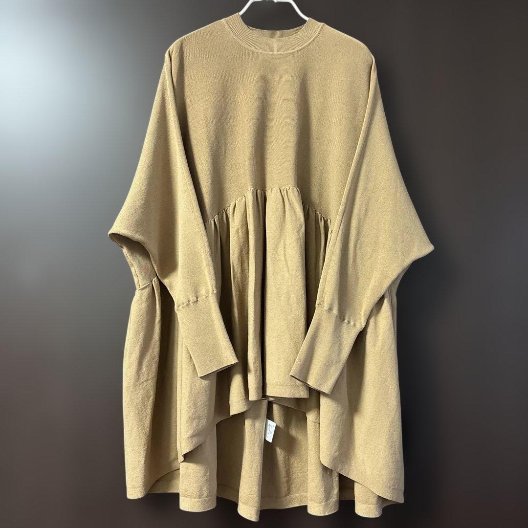 Curensology カレンソロジー テンセルポリエステルギャザープルオーバー