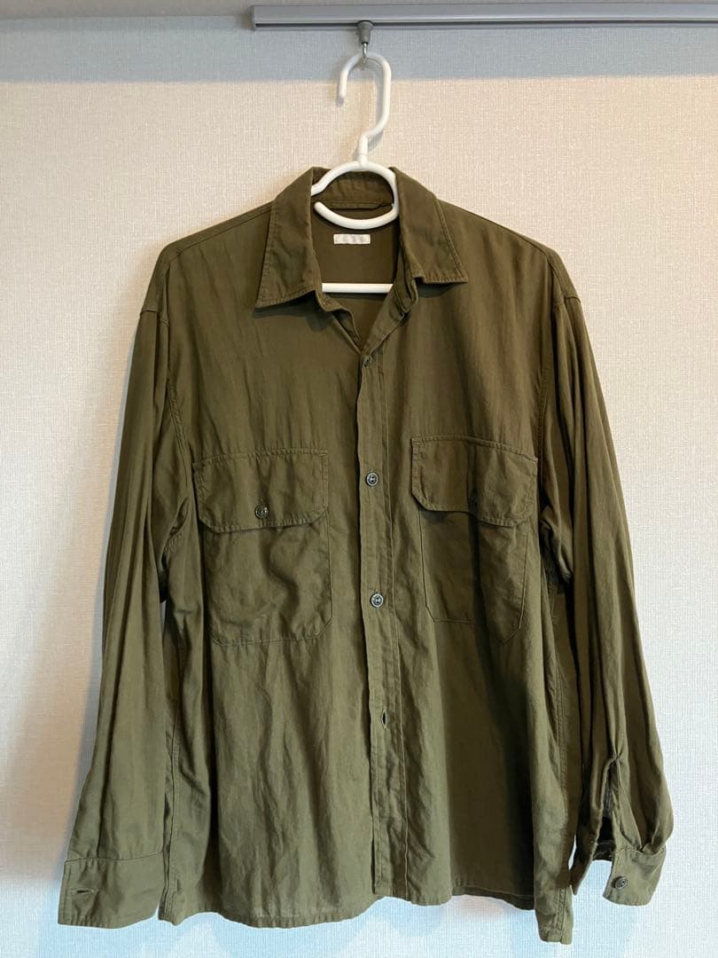 comoli ベタシャン CPOシャツ Olive