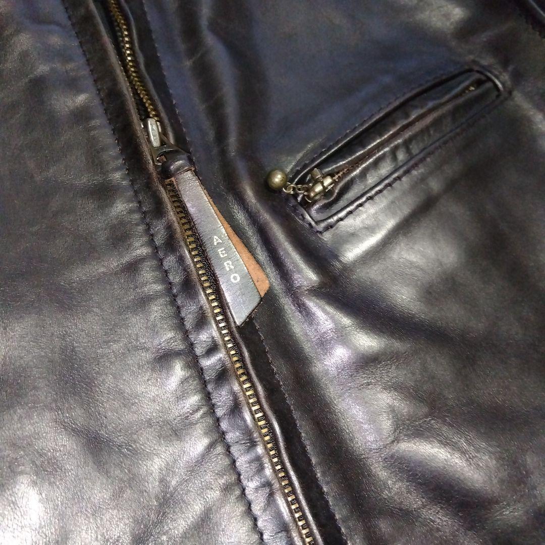 34inch STF エアロレザー ハーフベルト 馬革 Halfbelt 茶芯