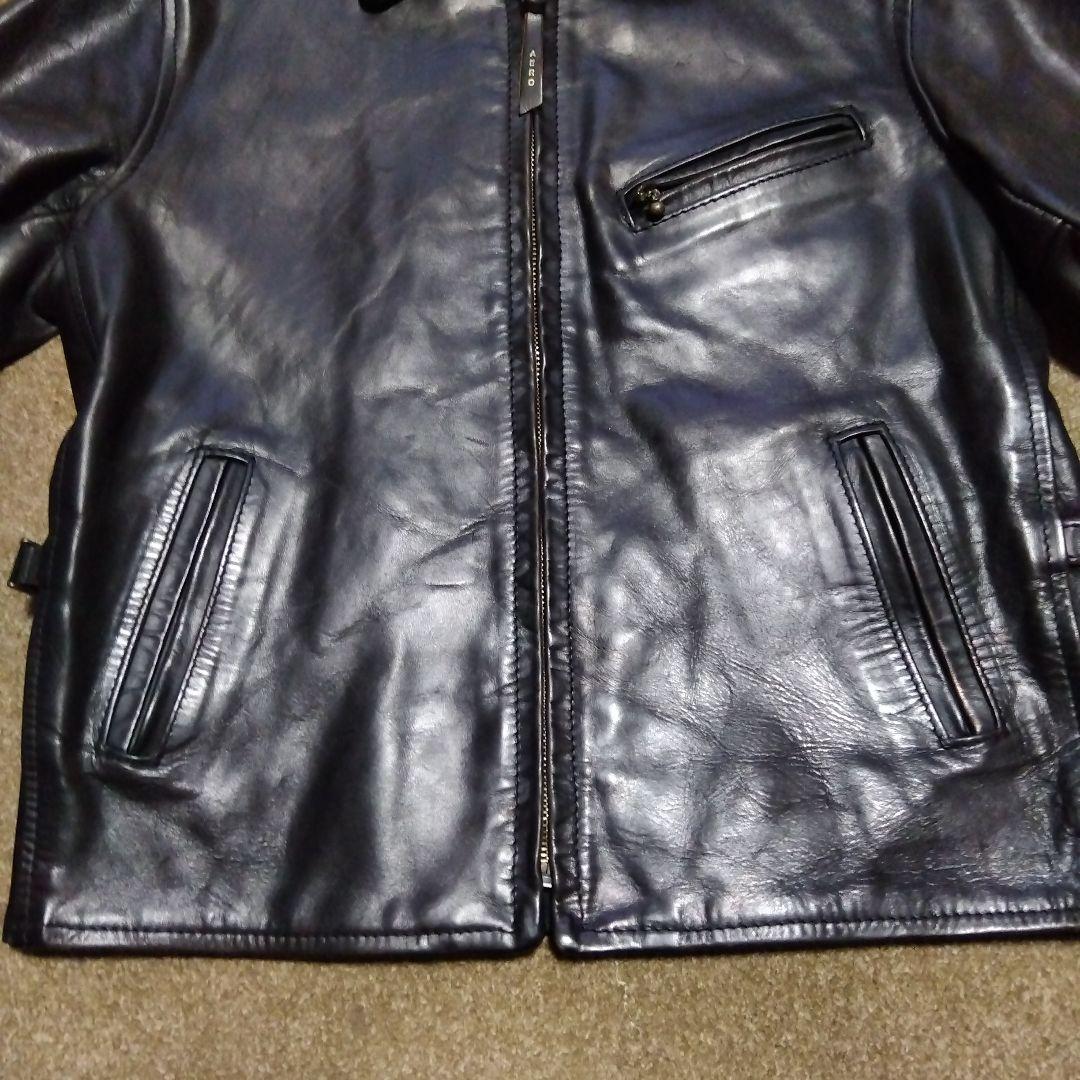 34inch STF エアロレザー ハーフベルト 馬革 Halfbelt 茶芯