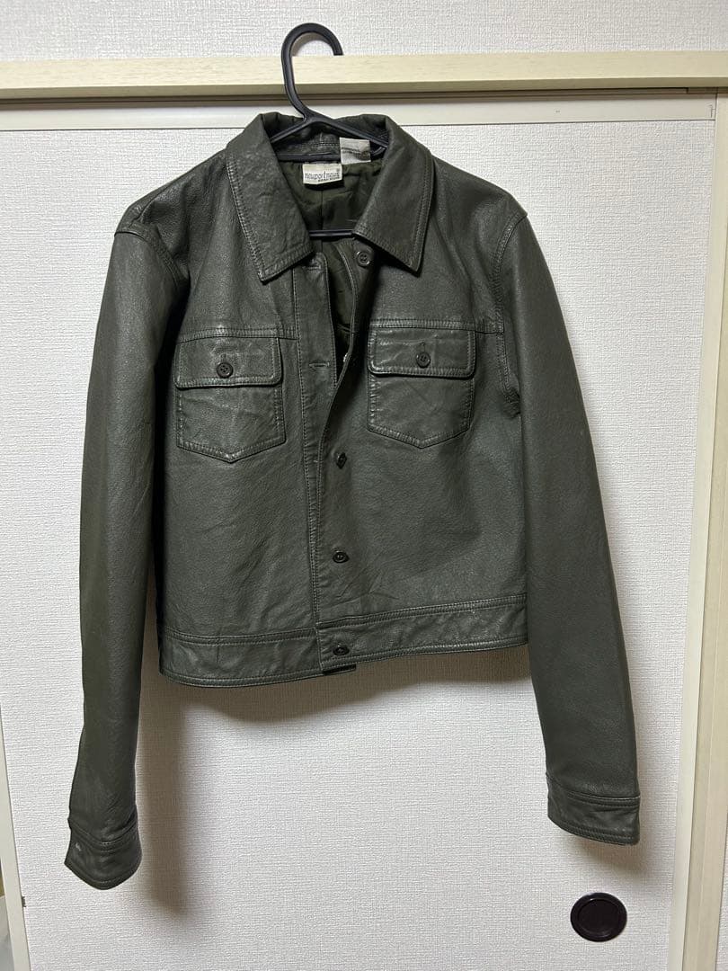 レザージャケットarchiveショート丈 grunge y2k