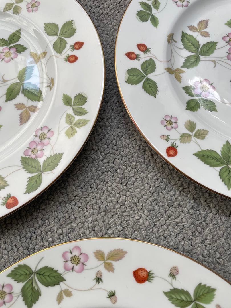 ウェッジウッド　ワイルドストロベリー　27cmプレート　6枚セット