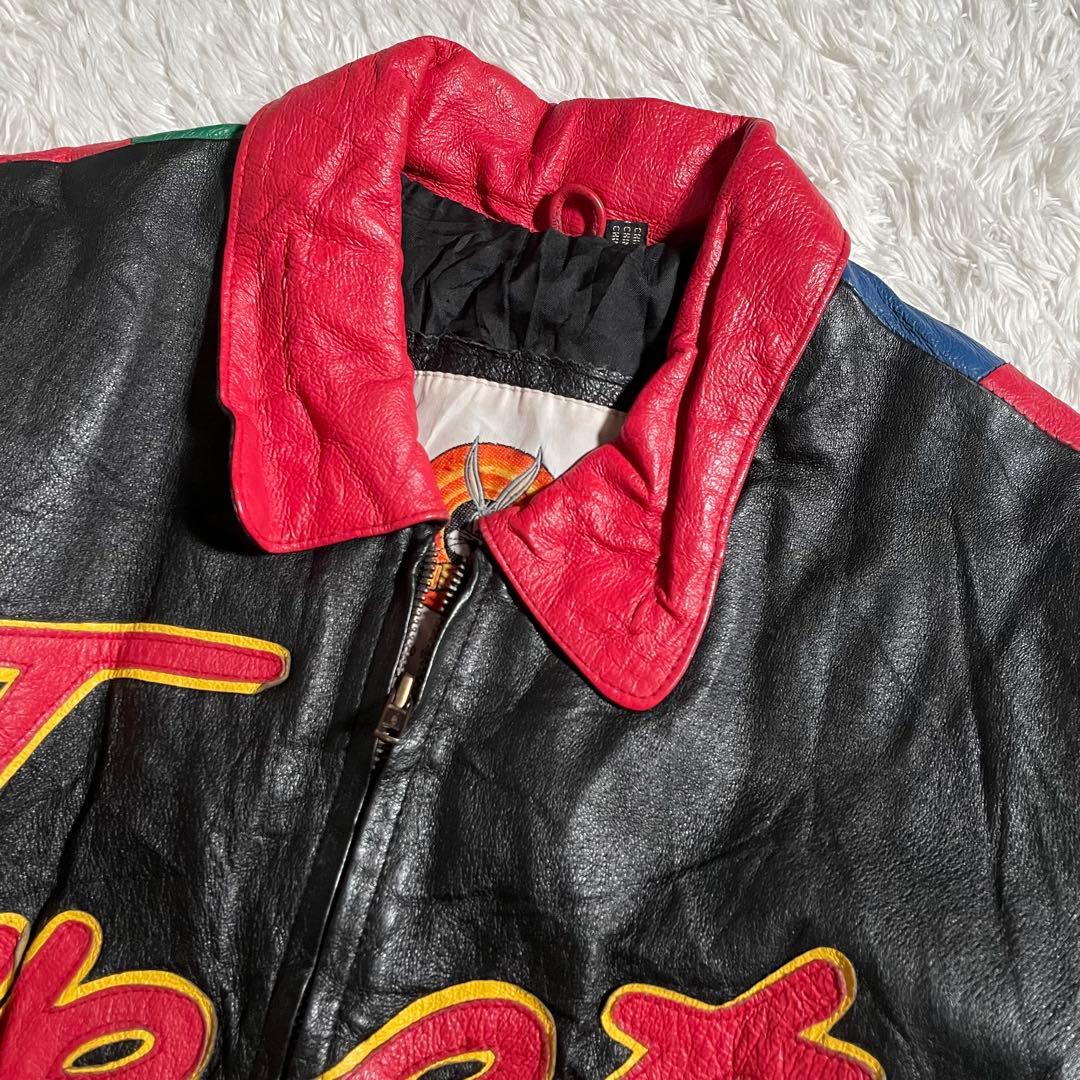 未使用 1990's Looney Tunes Jacket レザージャケット