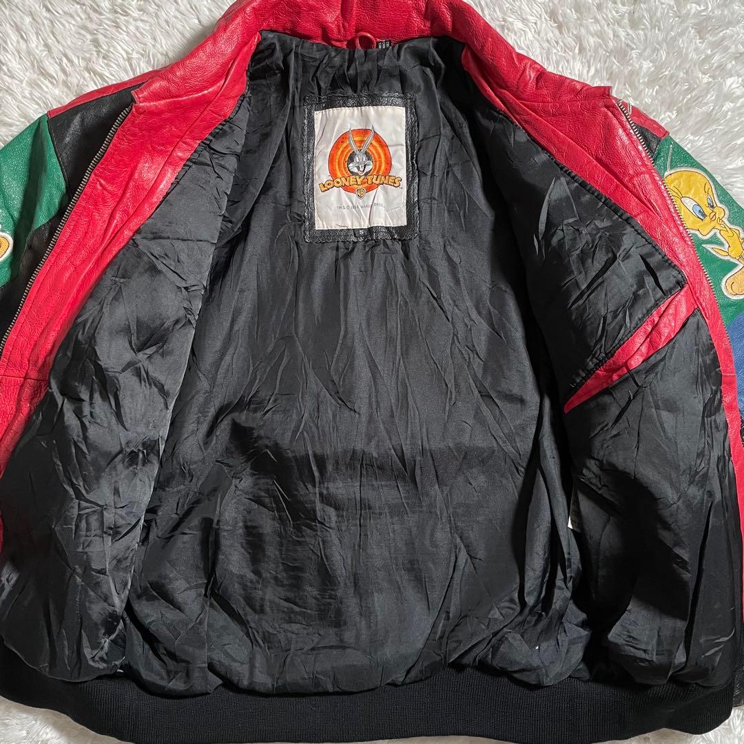 未使用 1990's Looney Tunes Jacket レザージャケット