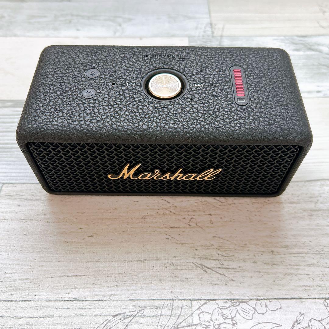 Marshall Emberton III ワイヤレススピーカー ブラック
