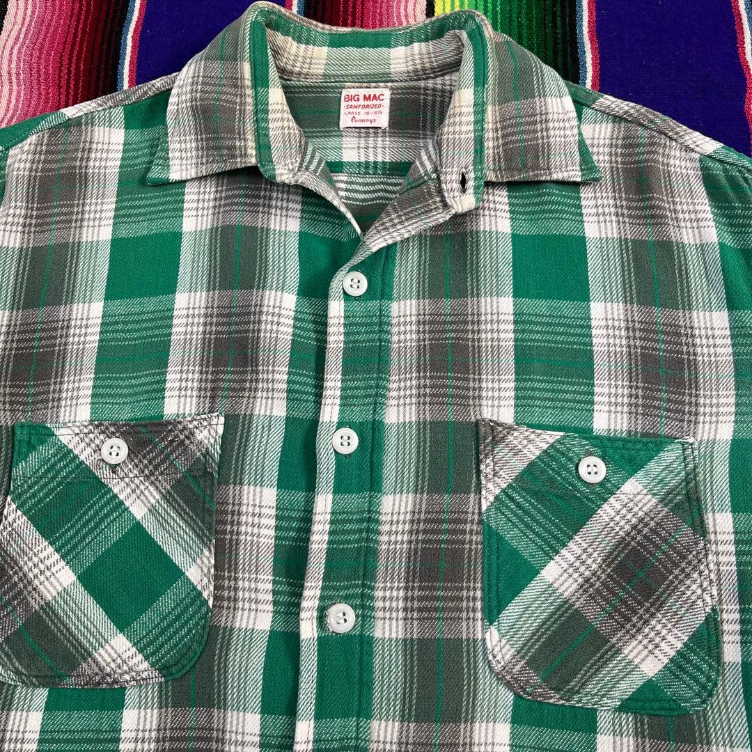 50s 60s BIG MAC Penneys ヘビーネルシャツ