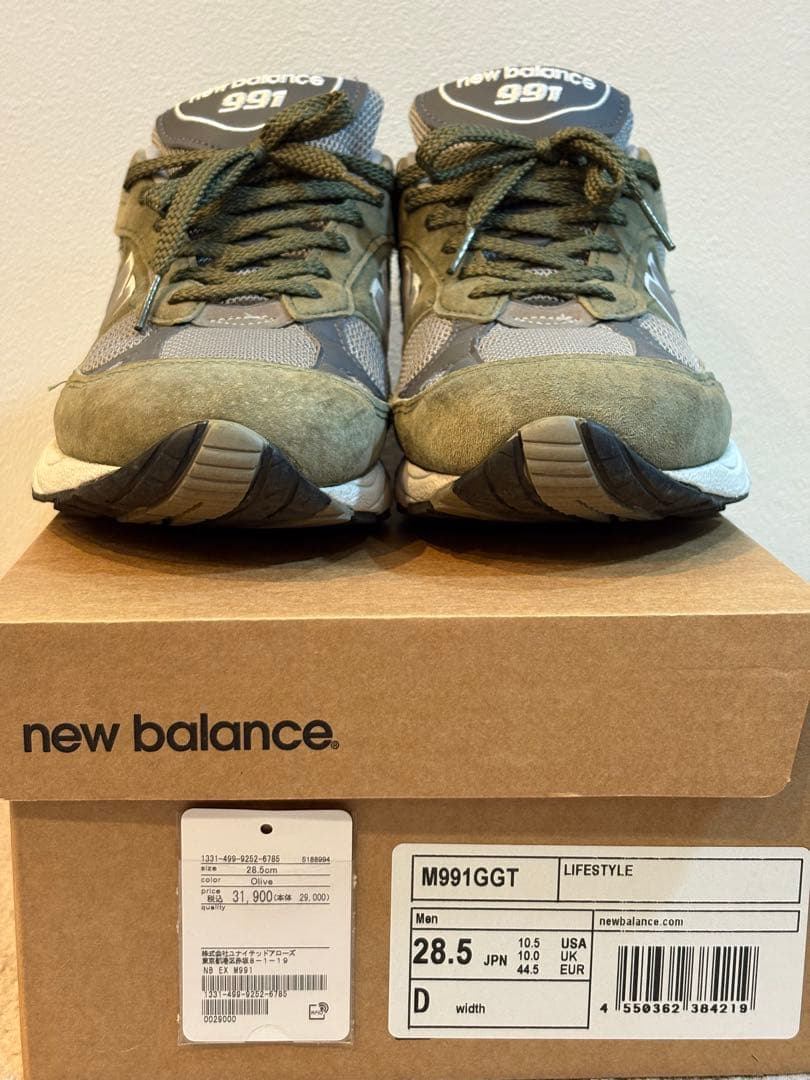 【美品】New Balance 991 M991GGT 28.5