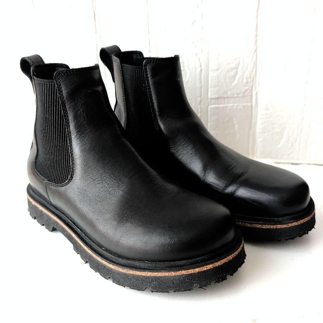 ビルケンシュトック　サイドゴアブーツ レザー ブラック　39