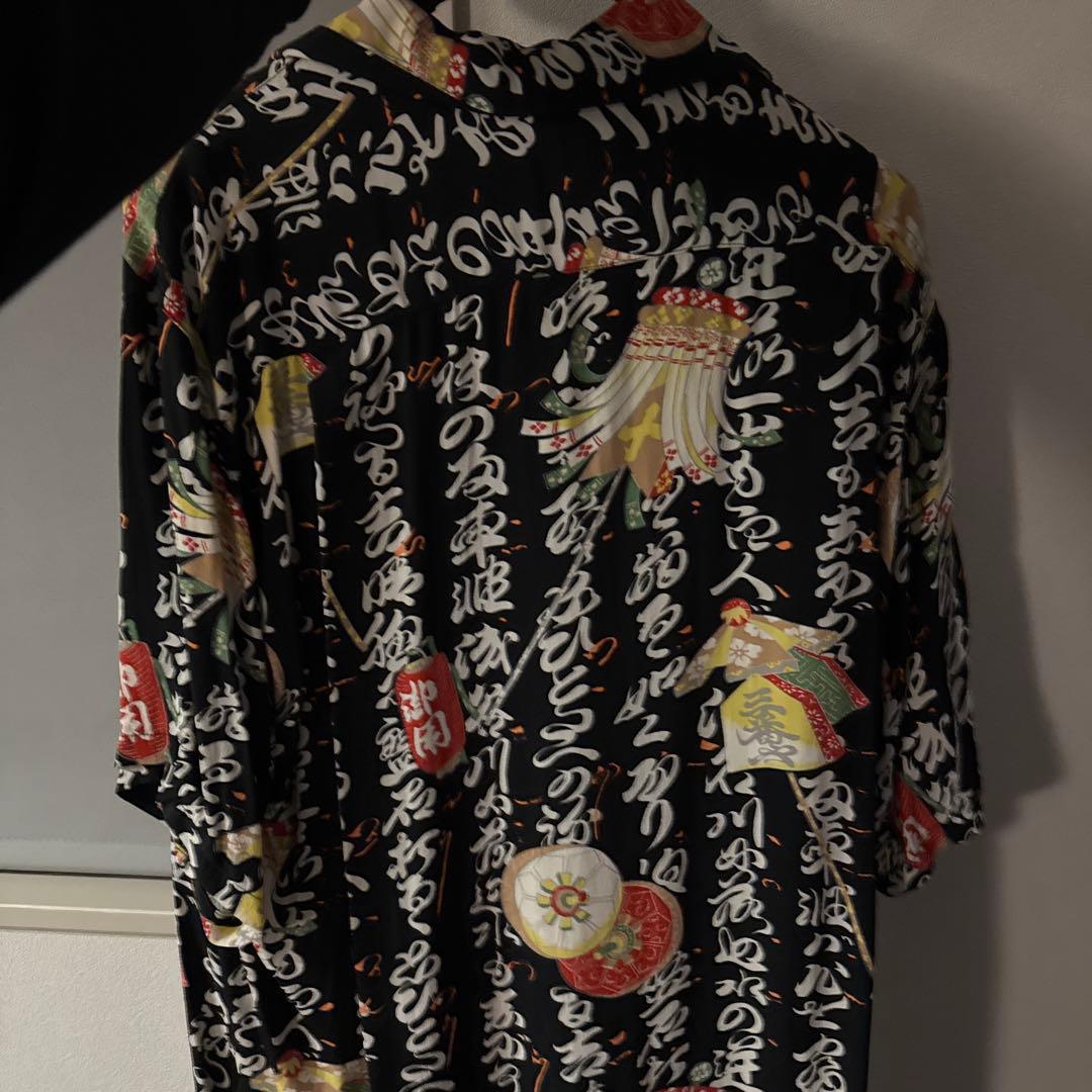 ラ*ン様 SUN SURF サンサーフ 火消 纏 写経 漢字 ちりめん アロハシ