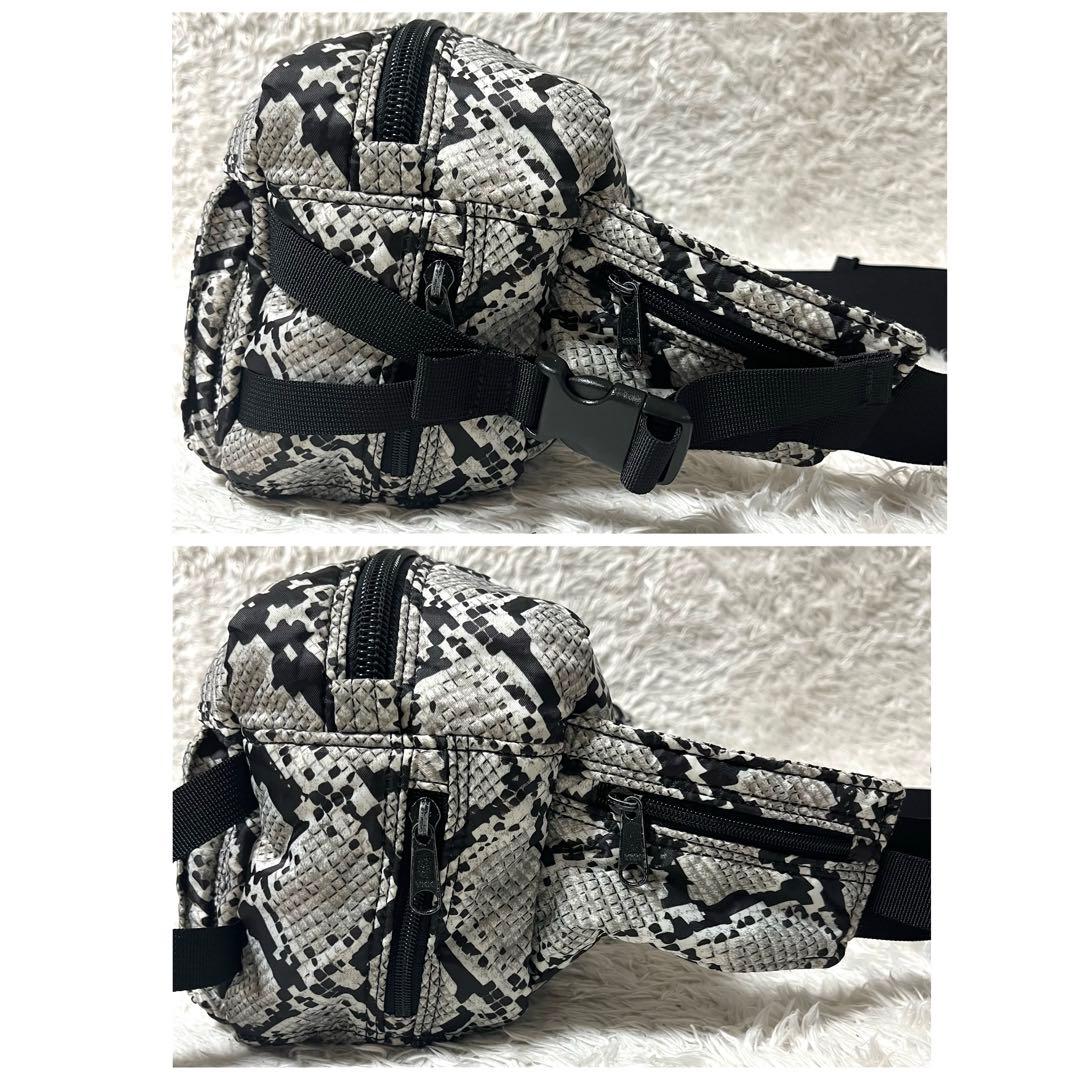 ✨美品✨廃盤品 HEAD PORTER ボディバッグ パイソン柄 ヘビ