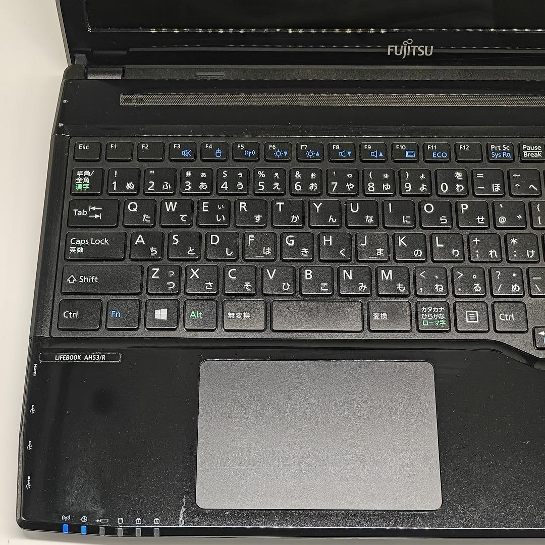 【富士通】AH53 爆速i7 SSD256GB 16GB ブラック ノートPC