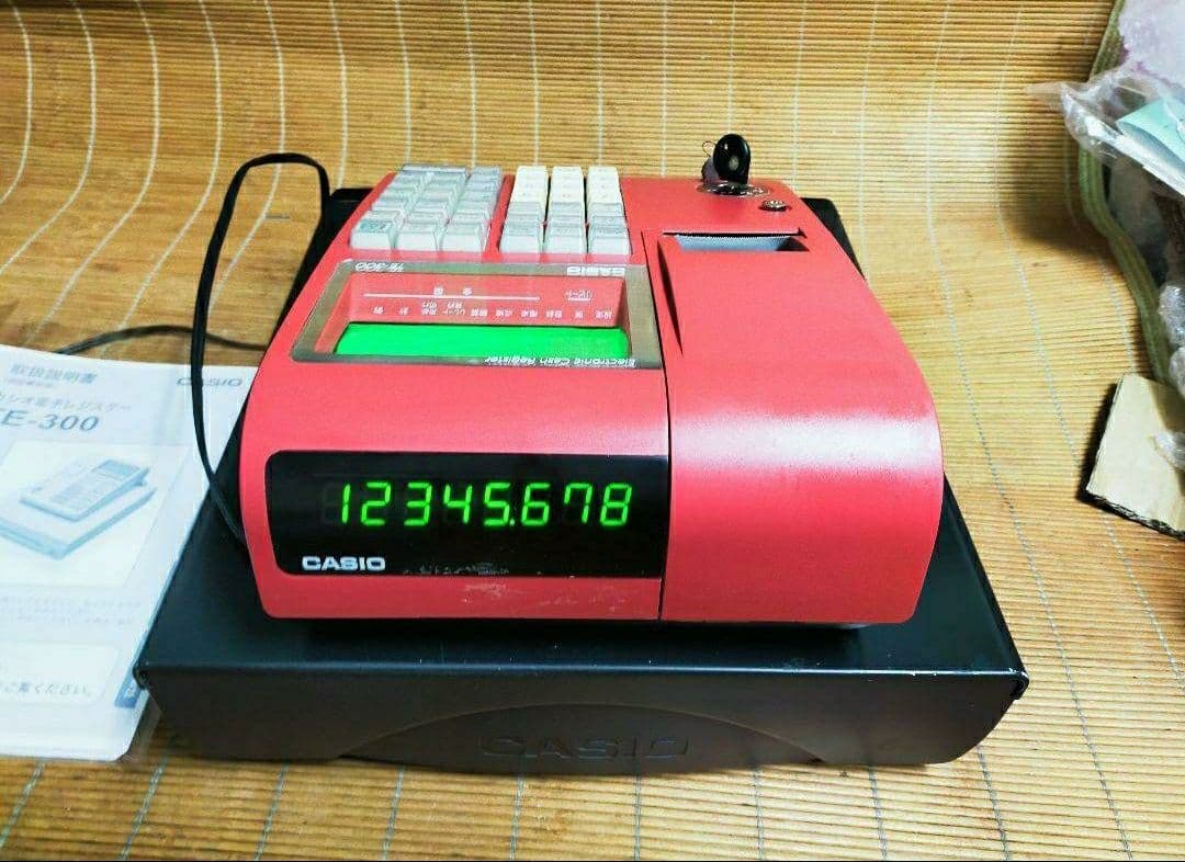 カシオレジスター　TE-300　フル設定無料　送料無料人気機種　441461