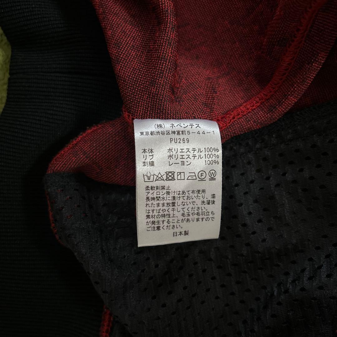 needls トラックジャケット　赤　猫