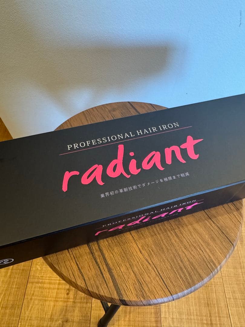 radiantヘアアイロン28mmレッド
