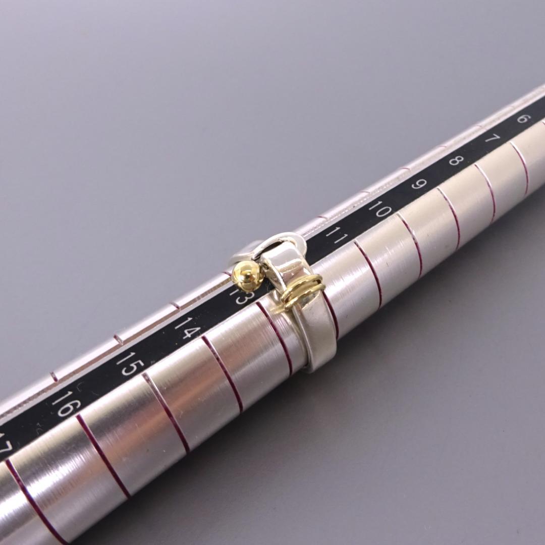 本物 美品 ■ティファニー■ 指輪 リング フック＆アイリング K18 925