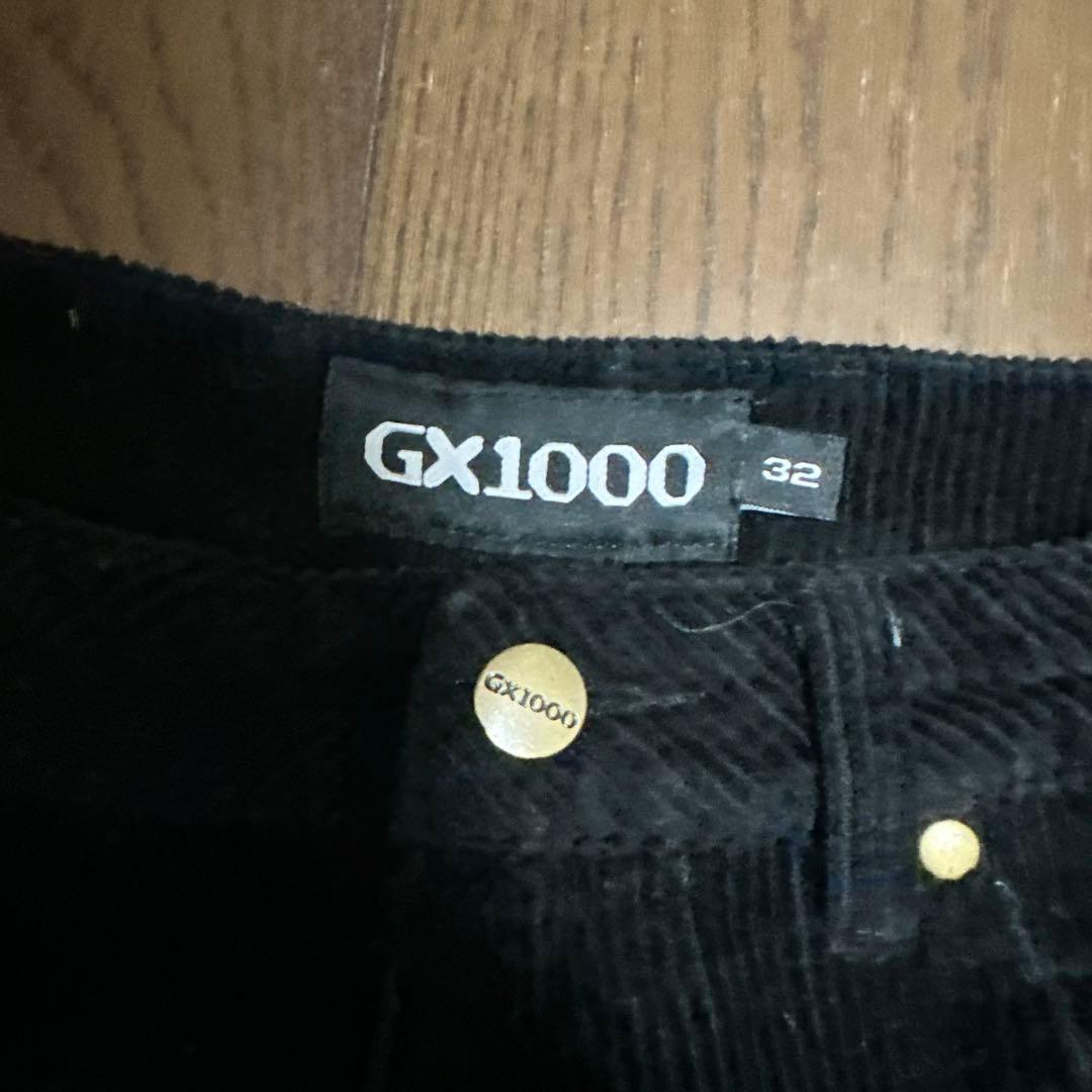 激レア‼️GX1000 コーデュロイパンツ ブラックデニム