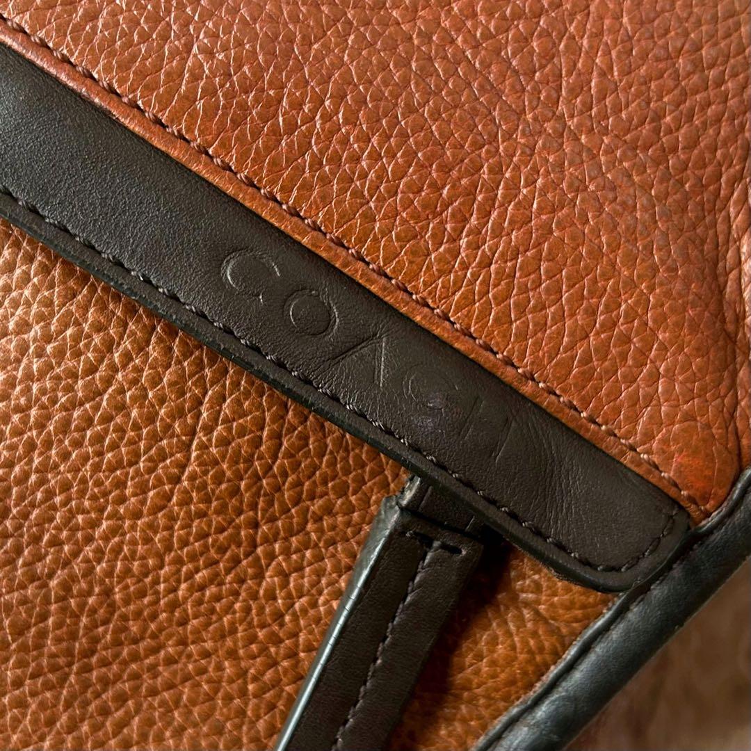 希少✨COACH コーチ ショルダーバッグ レザー ブラウン 70924 A4
