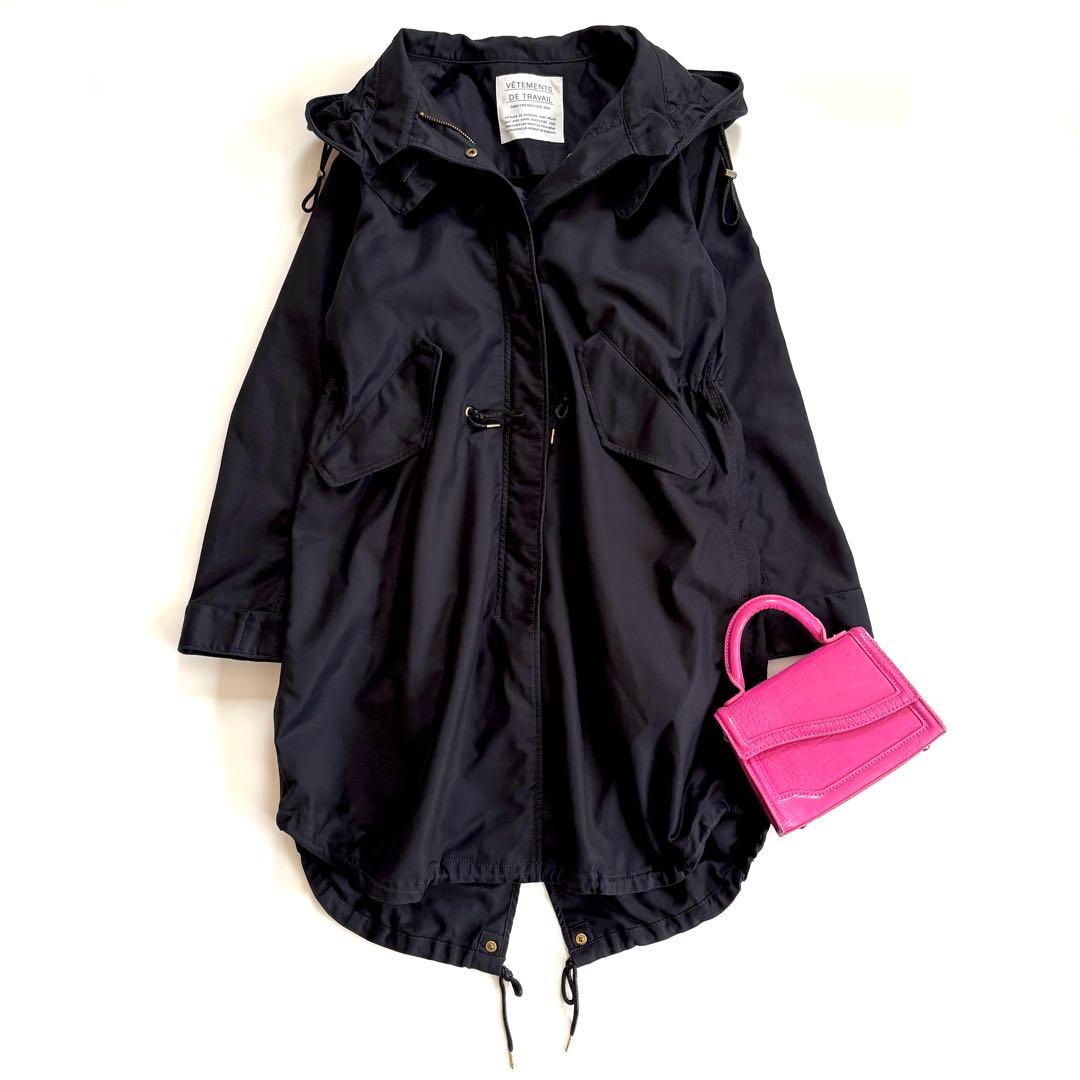 イエナ IENA C/TN テールモッズコート マウンテンパーカー ネイビー