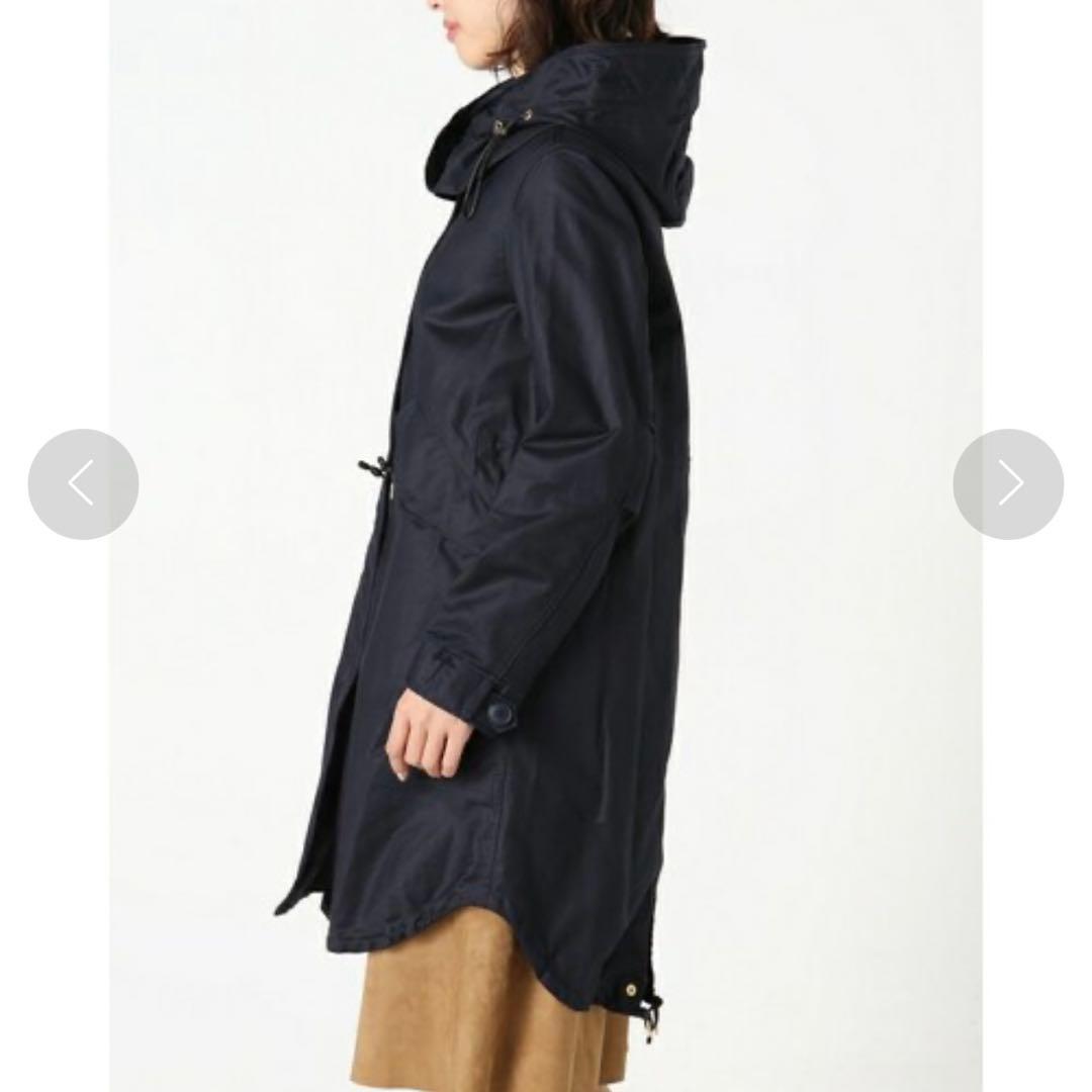 イエナ IENA C/TN テールモッズコート マウンテンパーカー ネイビー