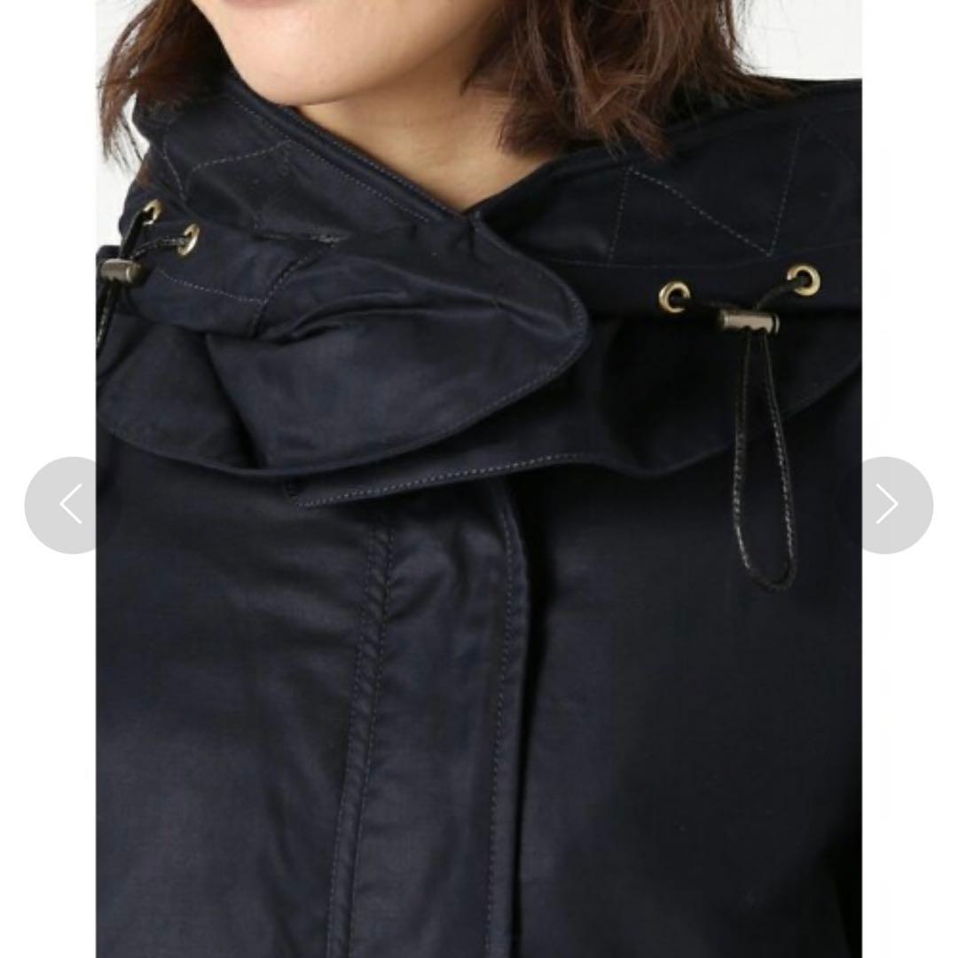 イエナ IENA C/TN テールモッズコート マウンテンパーカー ネイビー