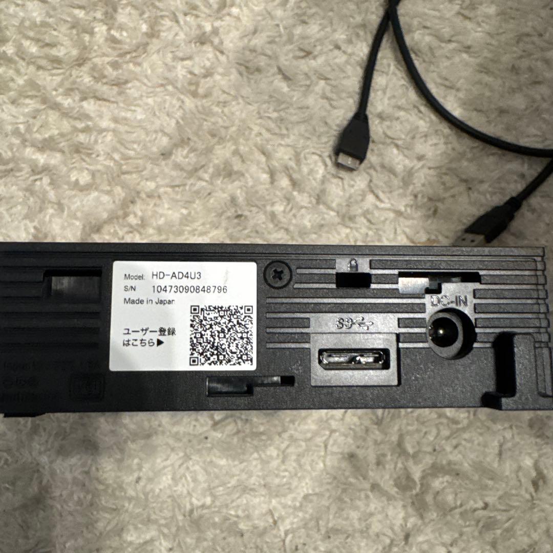 甘*心様 中古 BUFFALO HD-AD4U3 外付けハードディスク