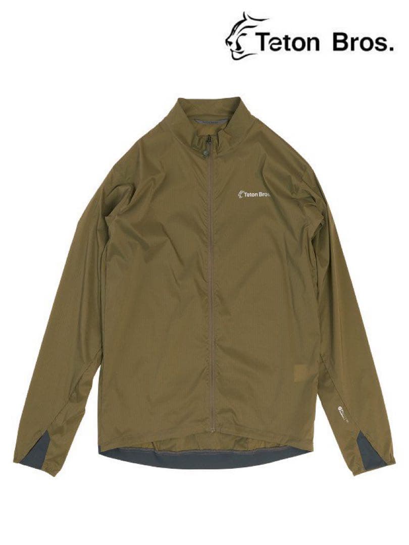 ティートンブロス ウィンドリバージャケット L olive green