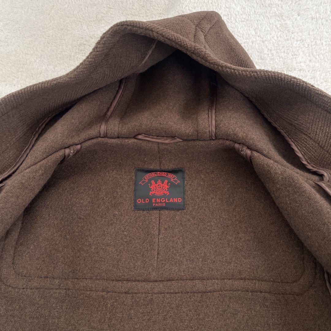 OLD ENGLAND ダッフルコート ムーアブルック ヘリンボーン 英国製