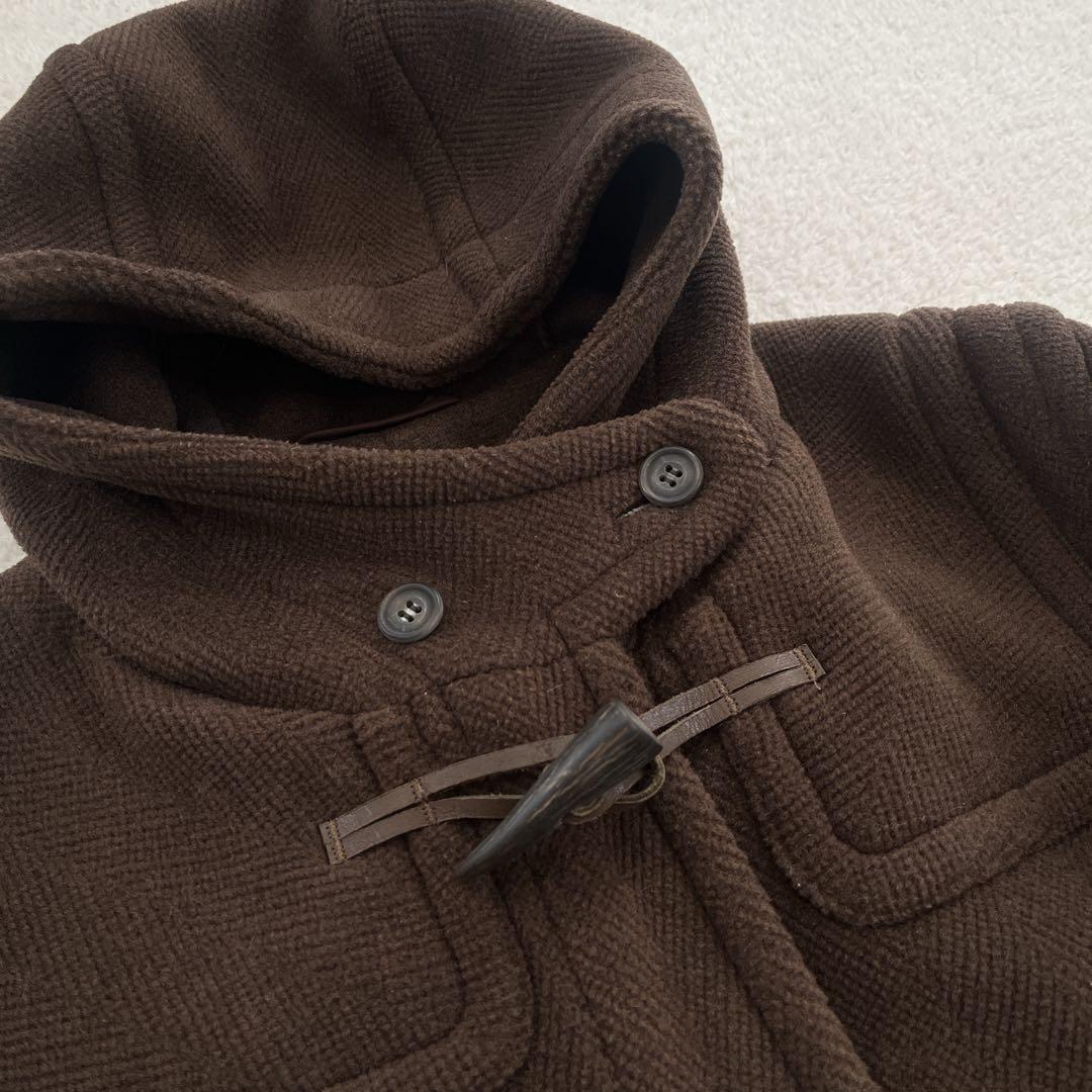 OLD ENGLAND ダッフルコート ムーアブルック ヘリンボーン 英国製