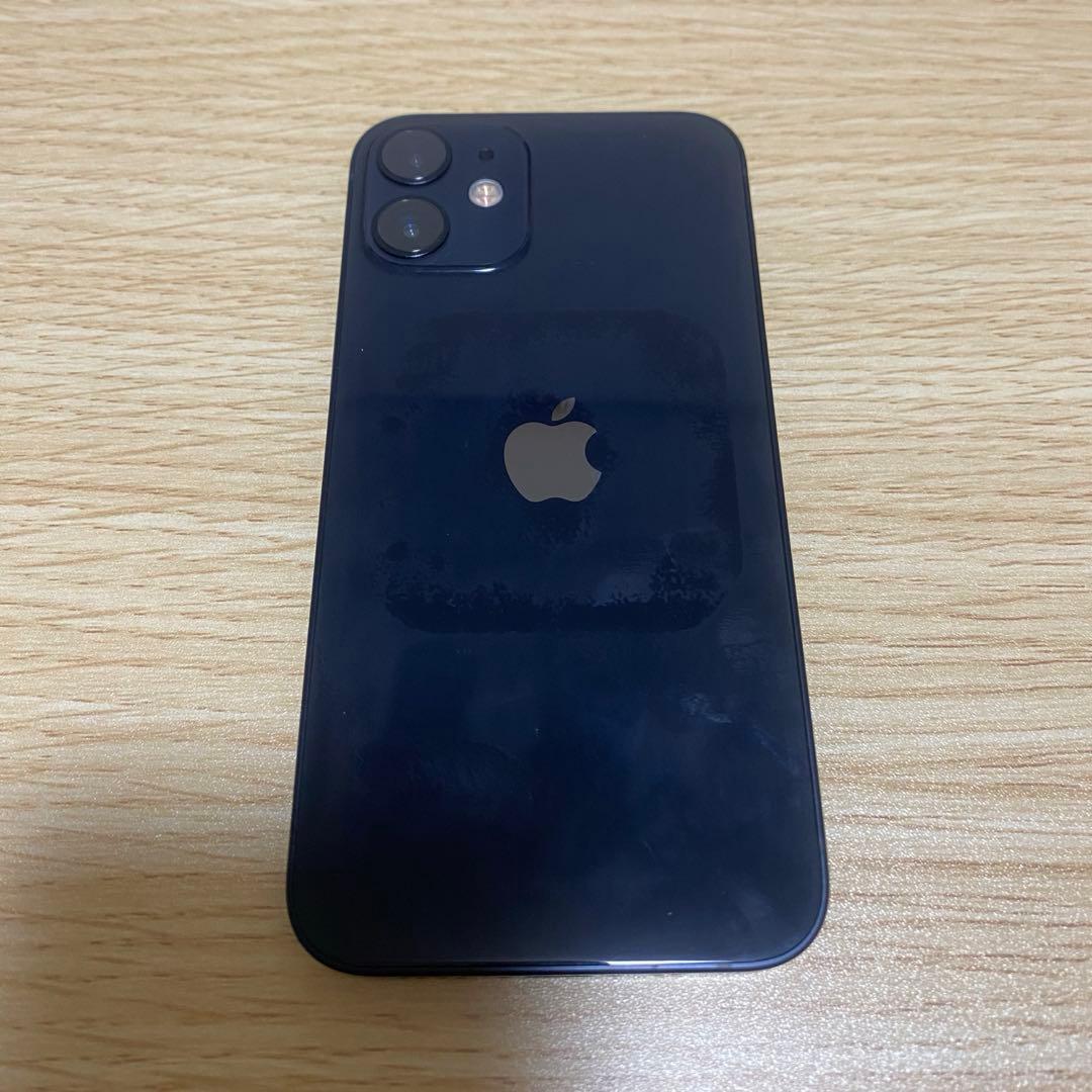 【よしき】iPhone 12mini ブラック 本体&ケース