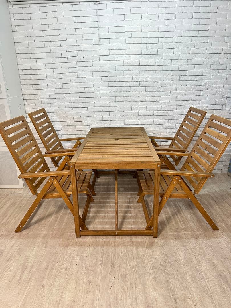 【東京都内23区配送無料】イケア　ガーデン　テーブル　チェア　セット　庭　テラス