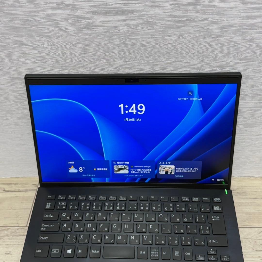 軽量 薄型 SSD VAIO Por PK Win11 初期設定済 ノートパソコ