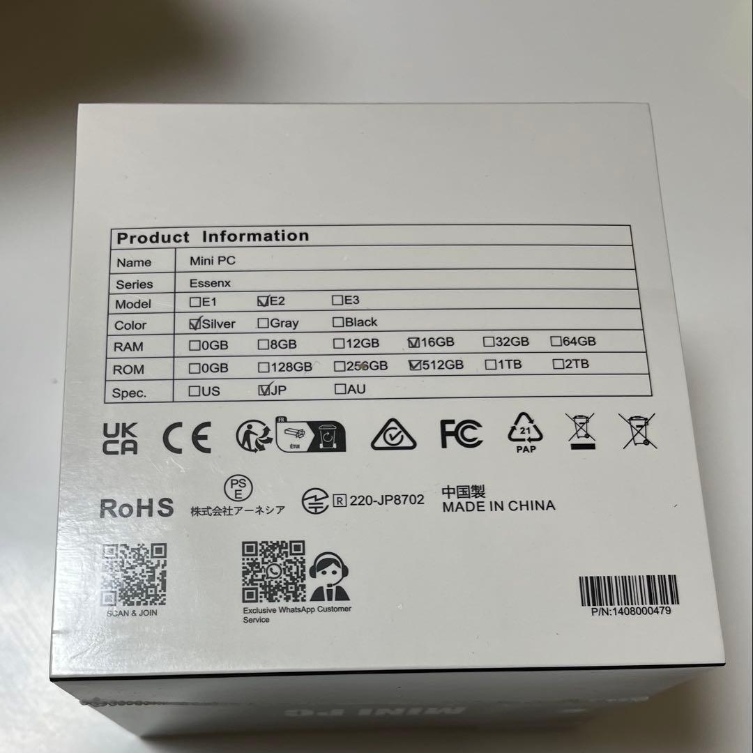 NIPOGI ミニPC N150 16G 512G