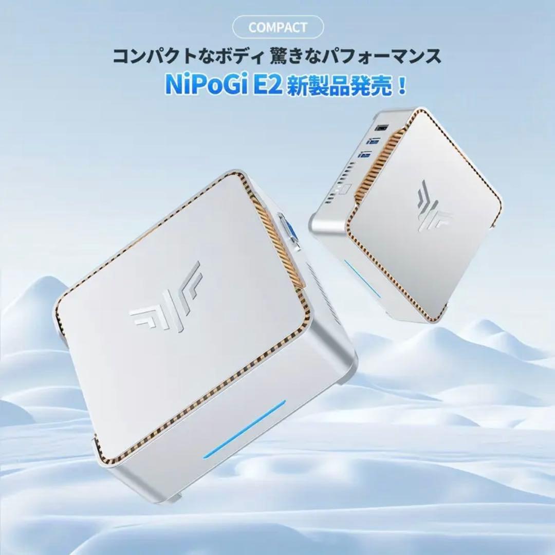 NIPOGI ミニPC N150 16G 512G
