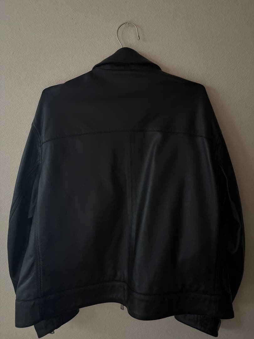 MAISONSPECIAL シープレザーシングルライダージャケット サイズ0