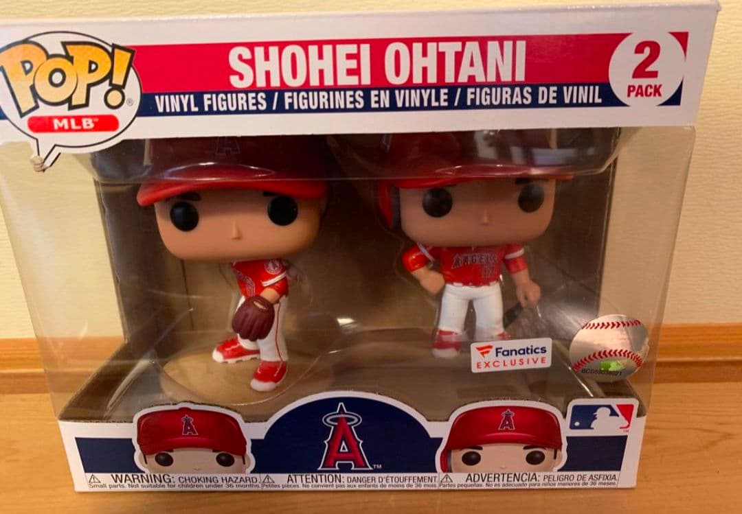 連覇記念セール！新品⭐︎大谷翔平　FUNKO POP フィギュア　二体セット