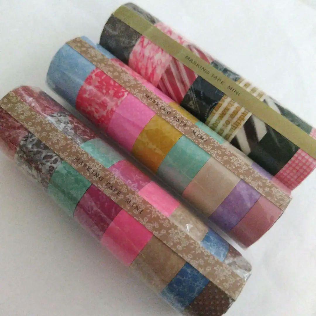 マークス マスキングテープ ミニサイズ8巻セット 3種類まとめて