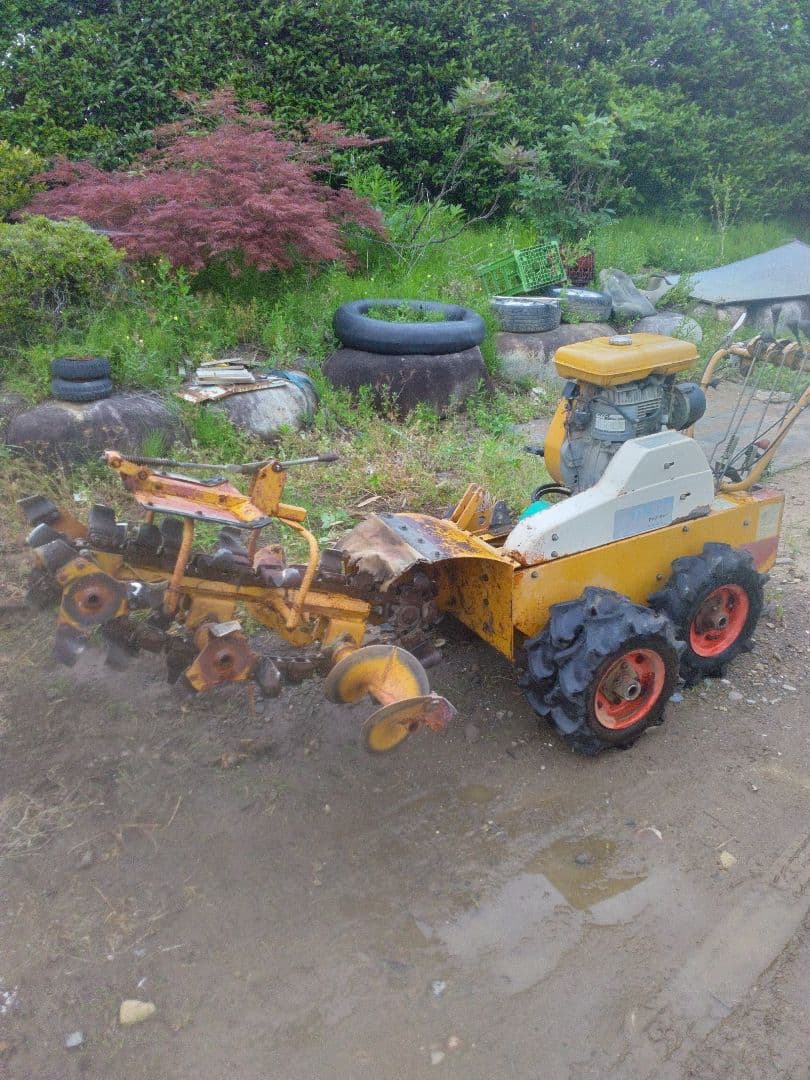 蟹信丸さん専用❗共栄社 バロネス トレンチャーTL-52 溝掘り機(ガソリン)