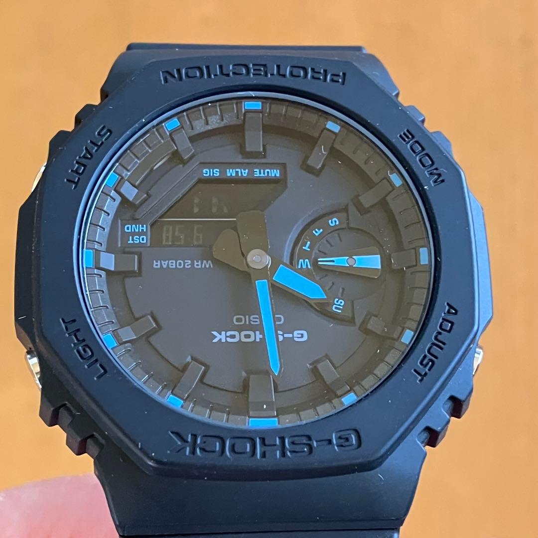 G-SHOCK GA-2100 ブラック/ブルー