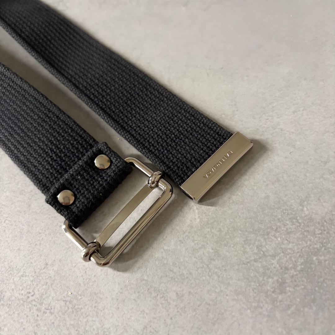 【美品✨】バレンシアガ　メンズ　ベルト　メッシュ　ロゴ入り